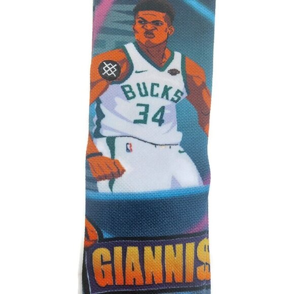Stance Mens Medium Shoe Size 6-8.5 Fast Break Giannis Antetokounmpo Crew Socks - Picture 3 of 6